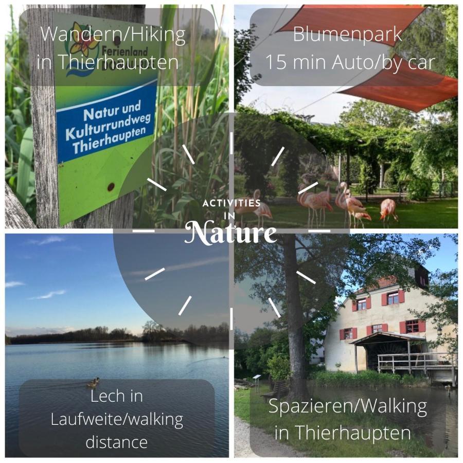 Schoenes Landleben An Den Lechauen Thierhaupten Exterior photo